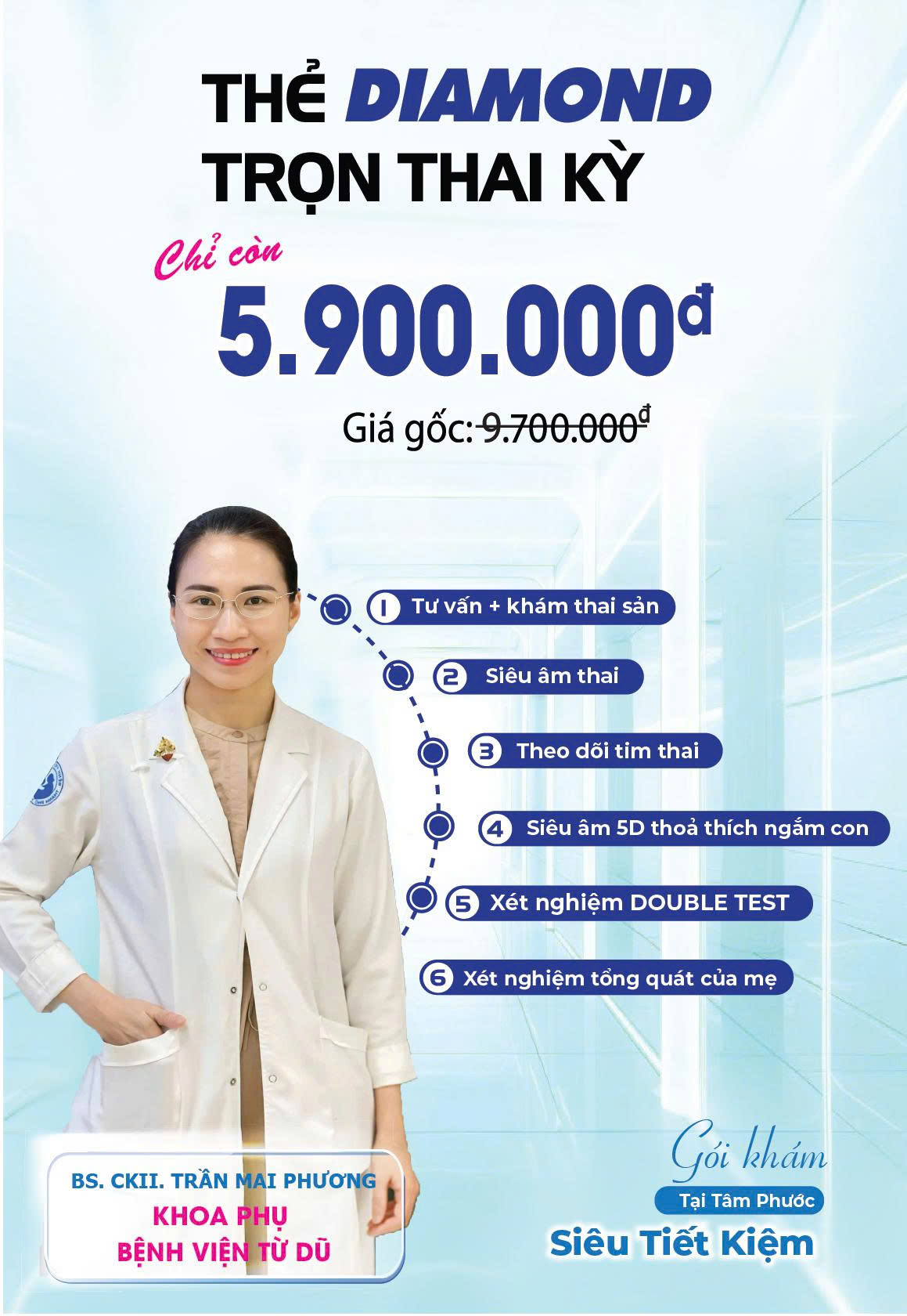 Gói khám Trọn Thai Kỳ DIAMOND