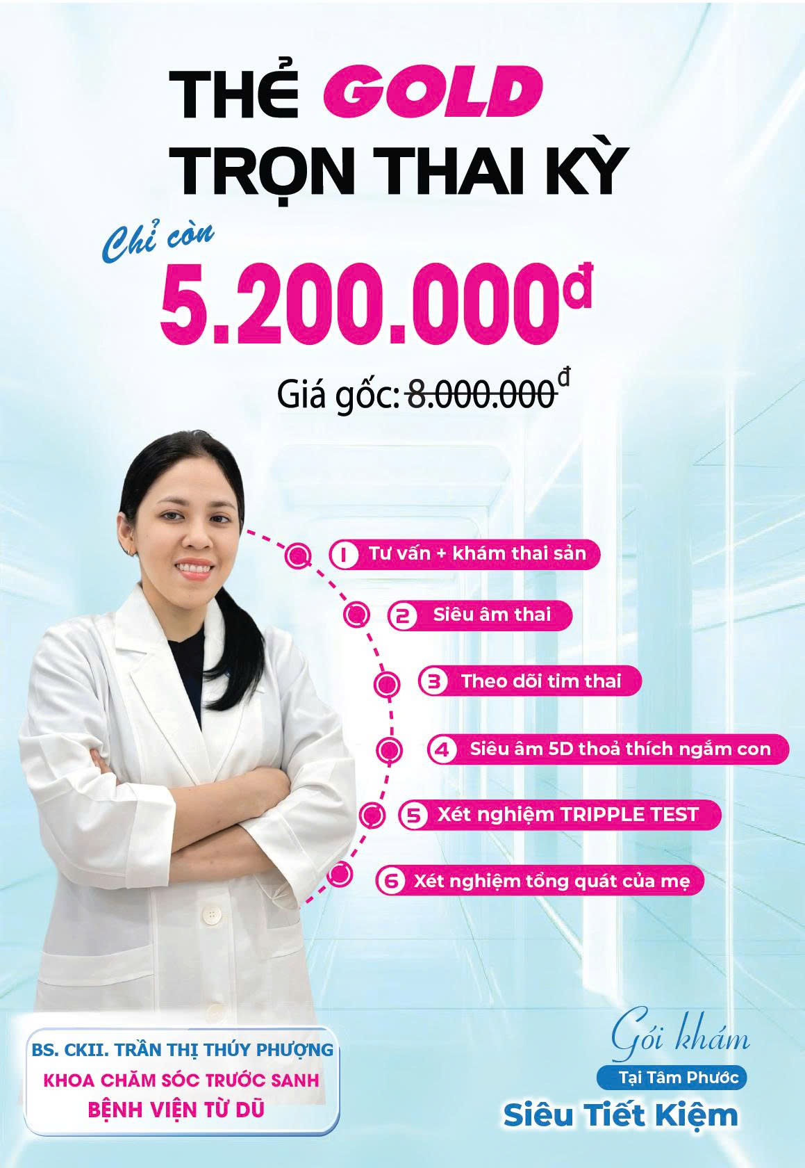 Gói khám Trọn Thai Kỳ GOLD